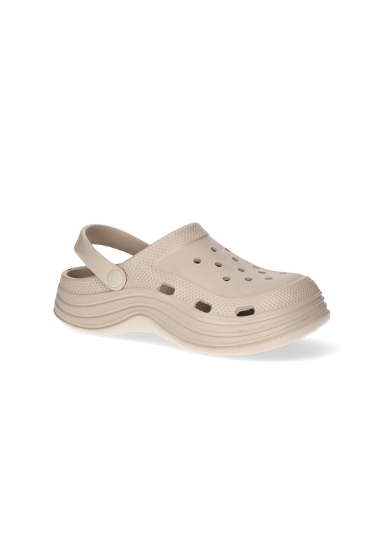 Amj Fashions Ladies Women Lightweight Comfy Khaki Summer Mules & Clogs Size UK 3-8