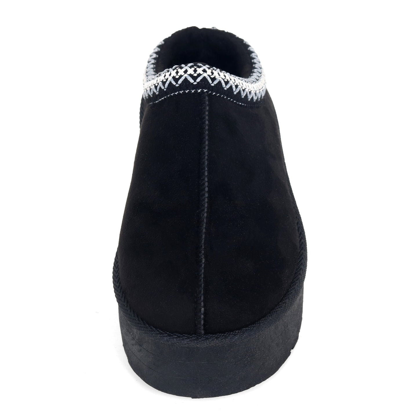 Amj Fashions Ladies Women Platform High Sole Faux Suede And Fur Lined Mule Slippers Size UK 3-8